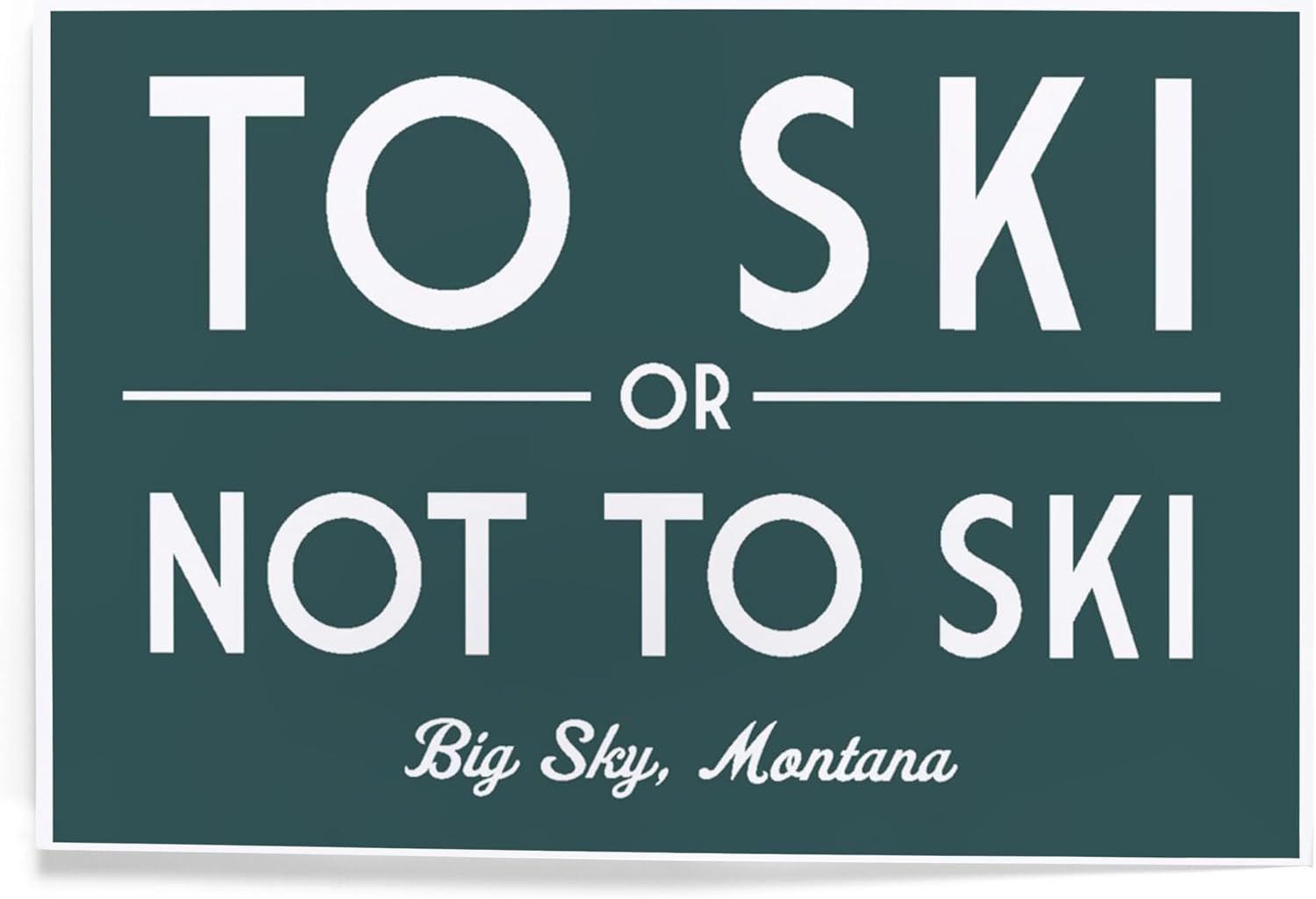 Lantern Press 8x12 Art Print Big Sky Montana