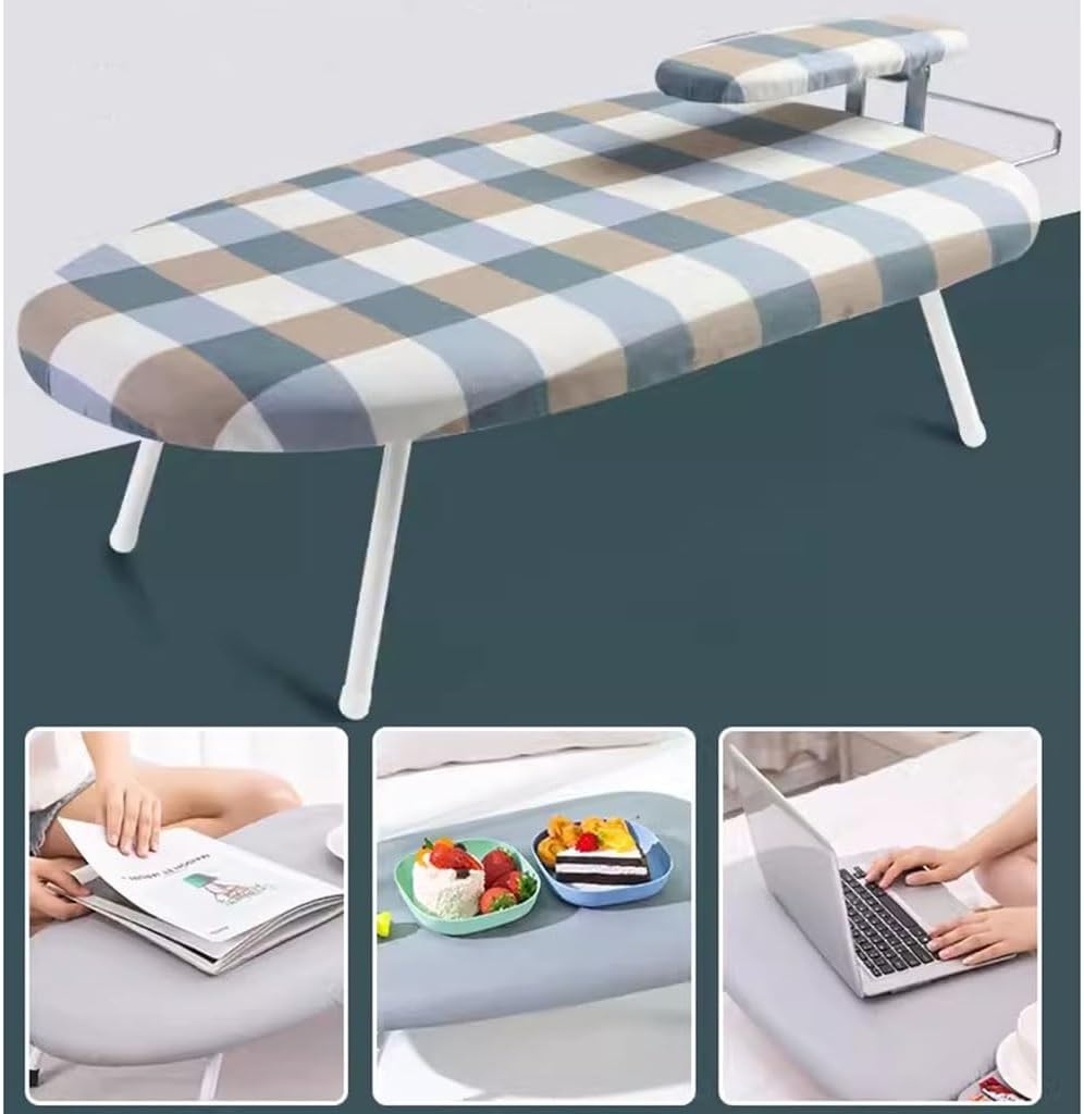 Folding Countertop Ironing Board with Removable Sleeve