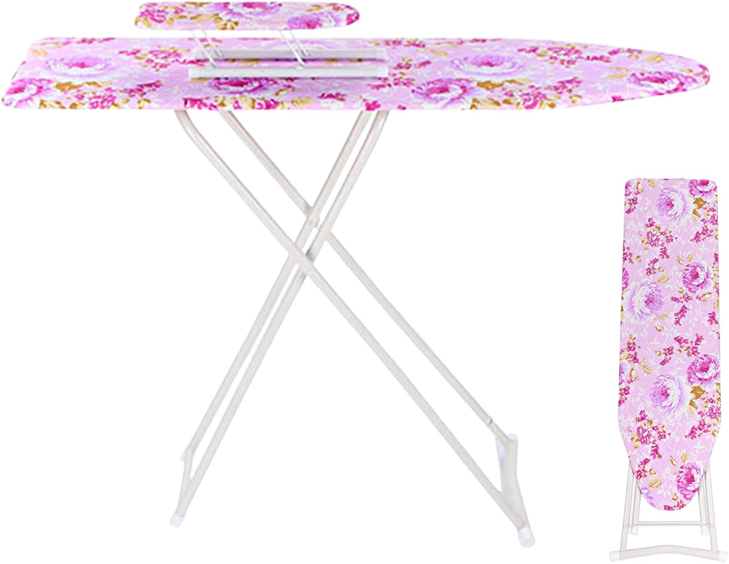 Purple Foldable Iron Board with Adjustable Height
