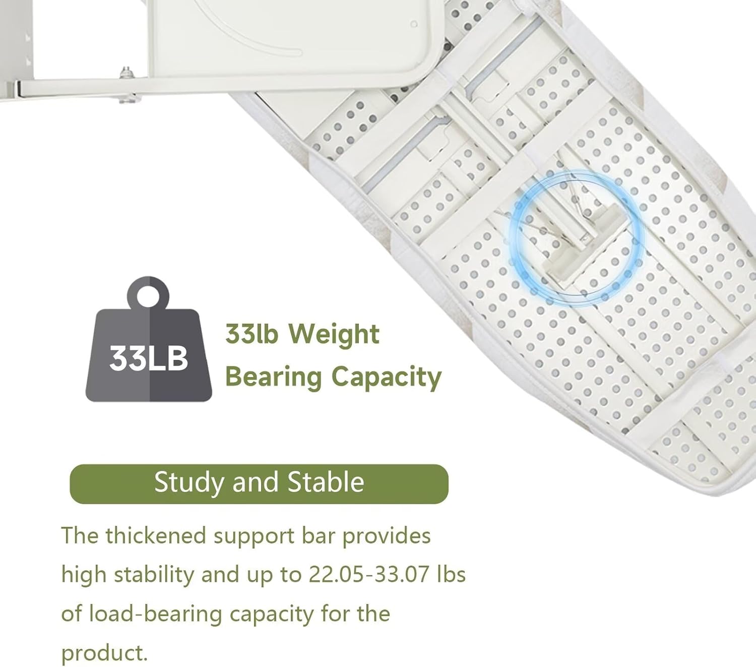 Wall-Mounted Ironing Board with Cover 387 x 118