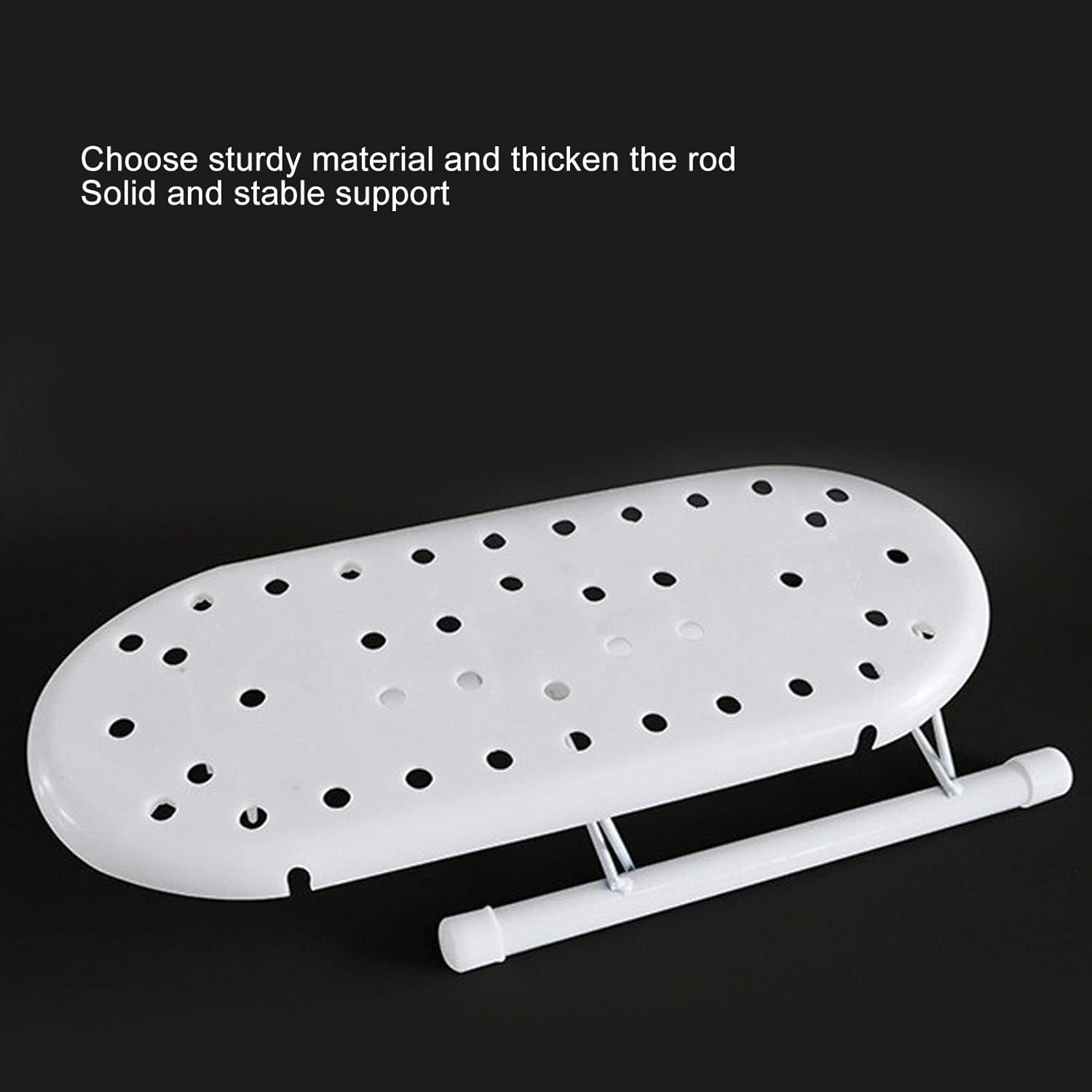 plplaaoo Mini Ironing Board Foldable White Cotton Steel Tabletop Small