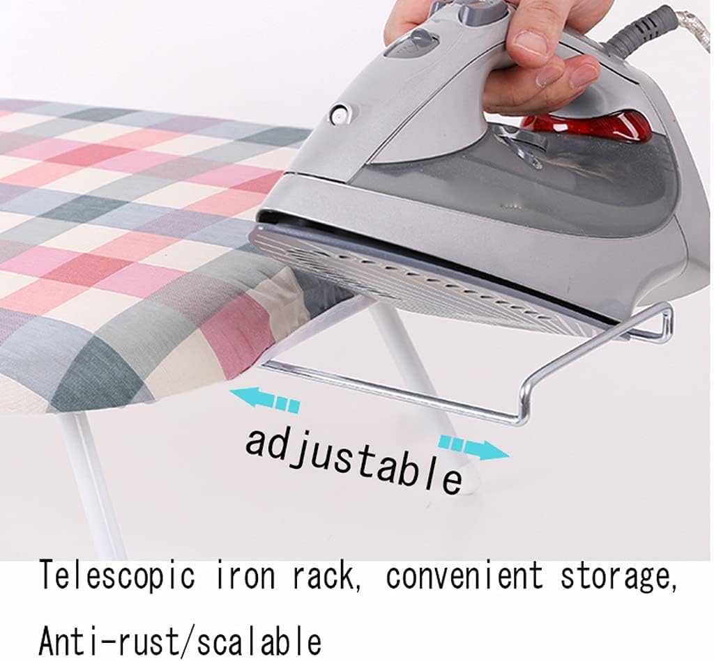 Ironing Board with Detachable Hot Sleeve and Retractable Bucket