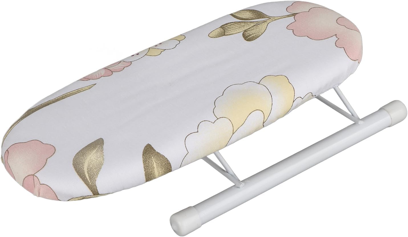 Folding Portable Ironing Board with Removable Washable Cover