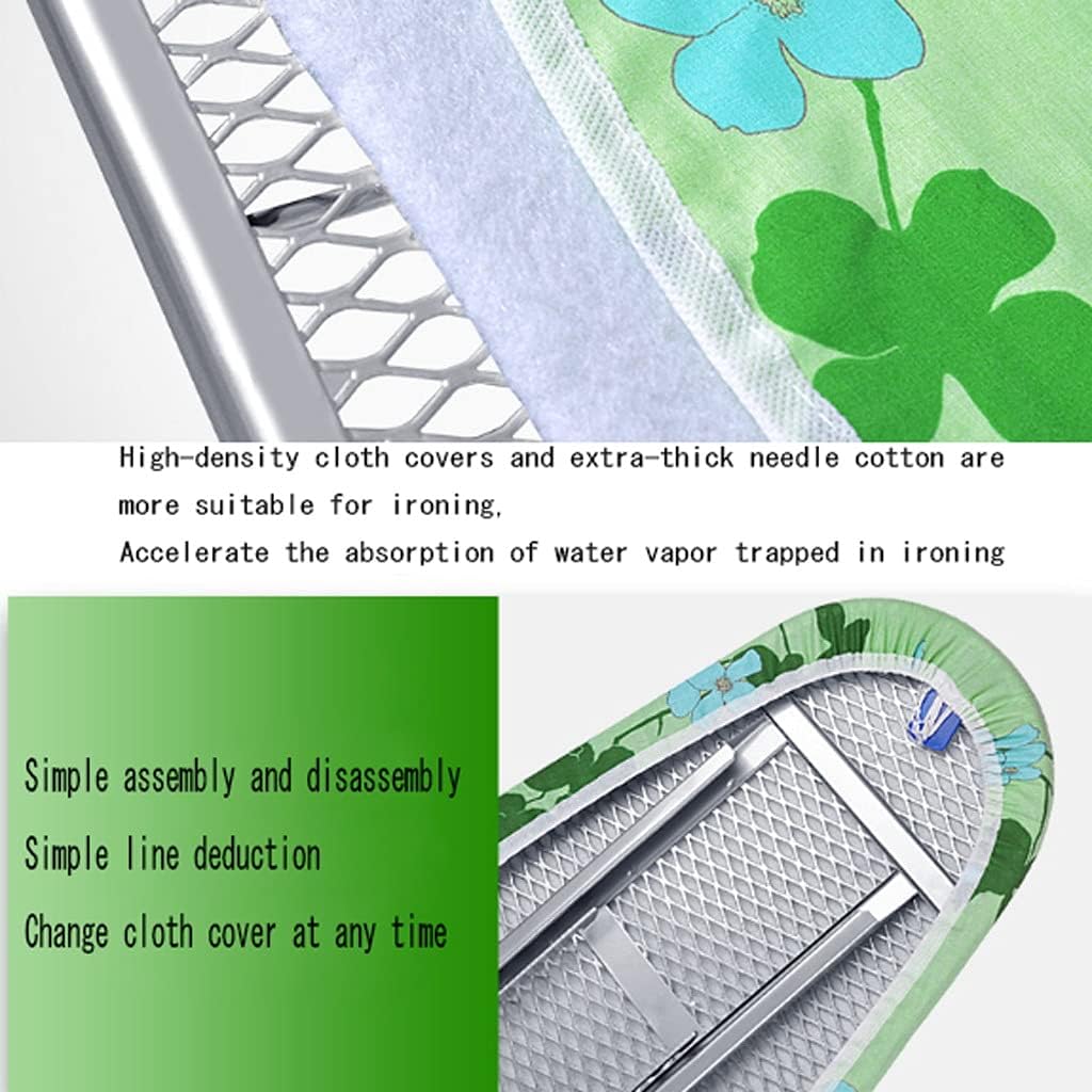 Large Foldable Adjustable Ironing Board with Storage Shelf and Heat Resistant Zone
