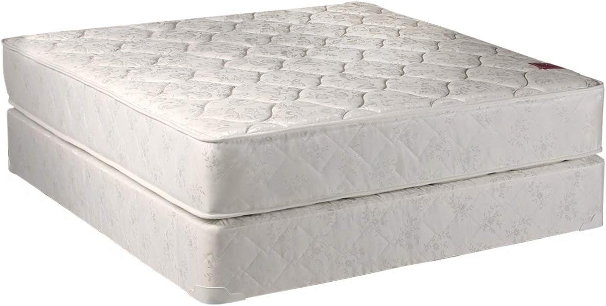 Dream Solutions USA Legacy Twin Mattress and Box Spring Set - Fully Assembled