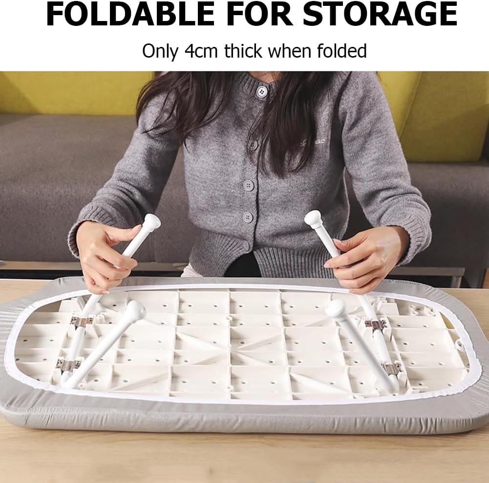 Tabletop Mini Ironing Board with Foldable Legs