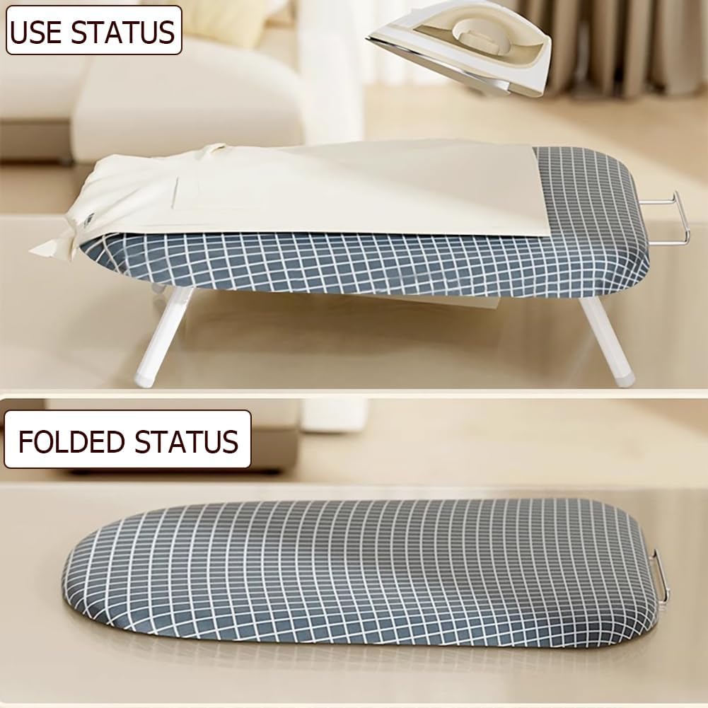 Folding Portable Travel Iron Board with Cover and Rest