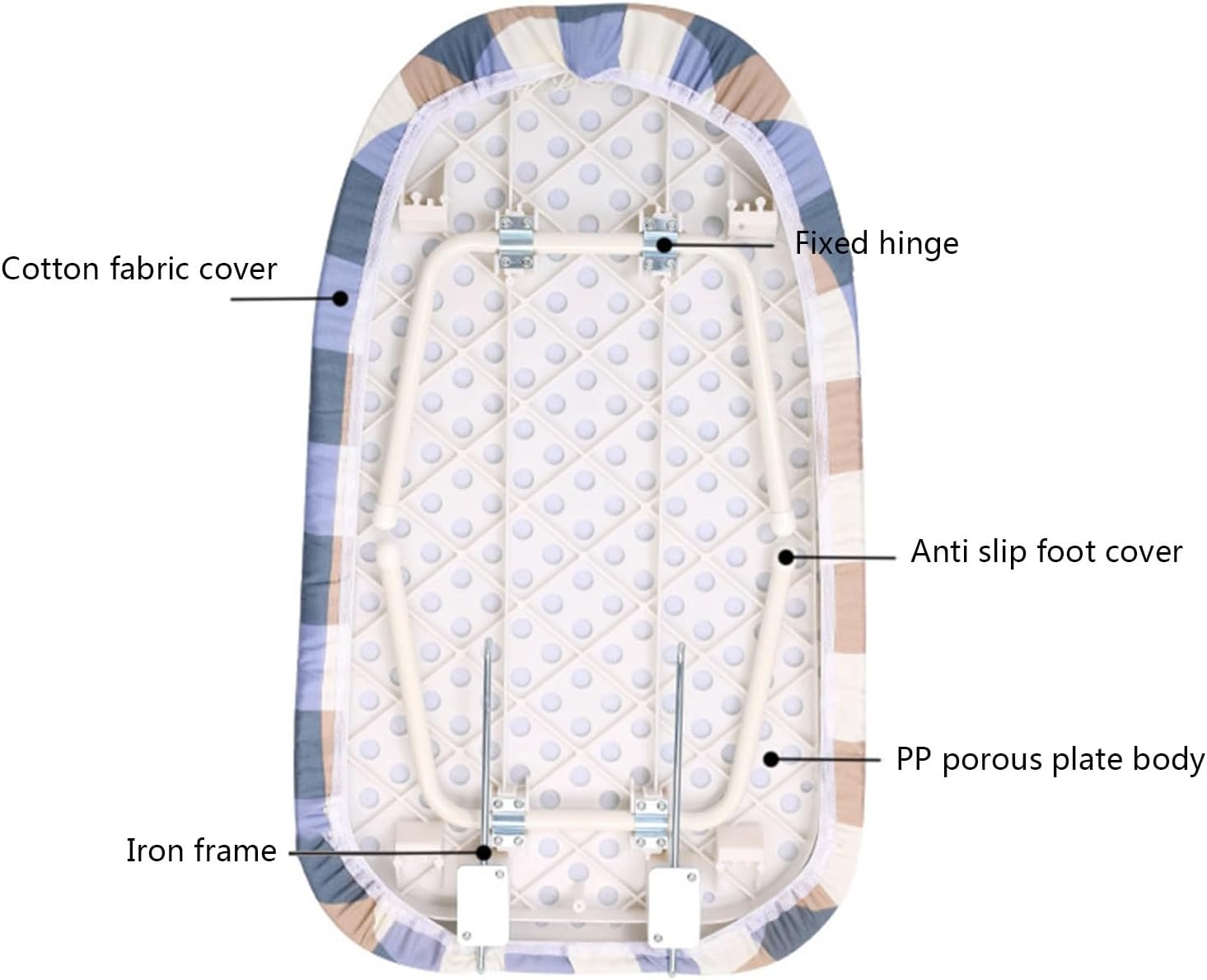 Compact Folding Ironing Board for Home Use