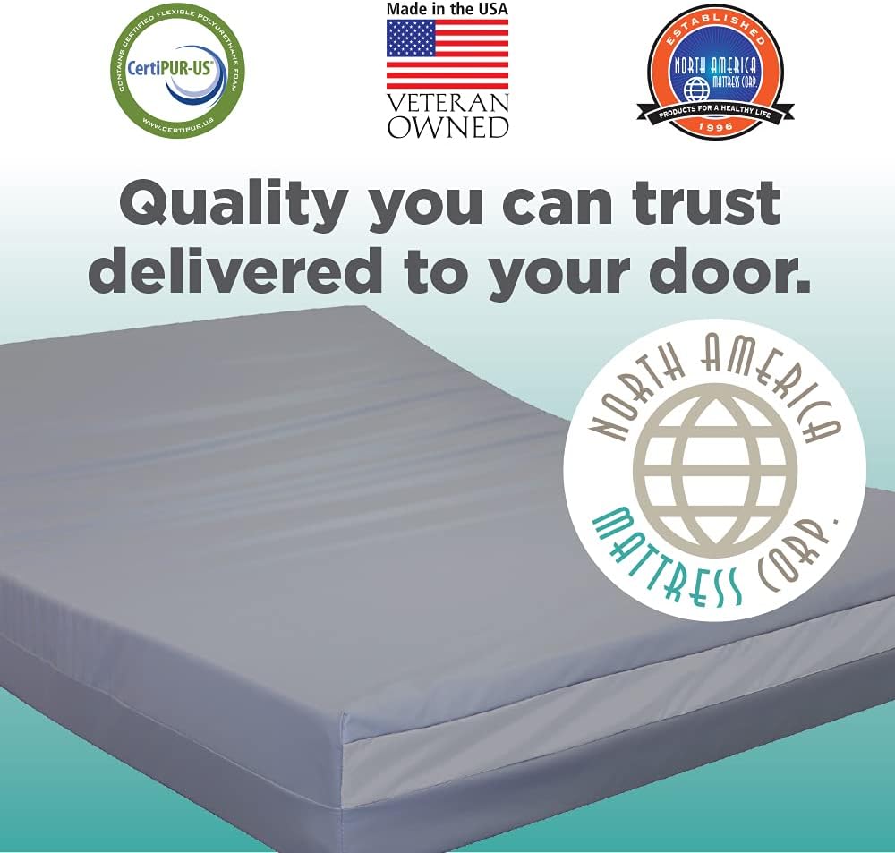 NAMC Gel Memory Foam Mattress with Waterproof Cover - Twin XL