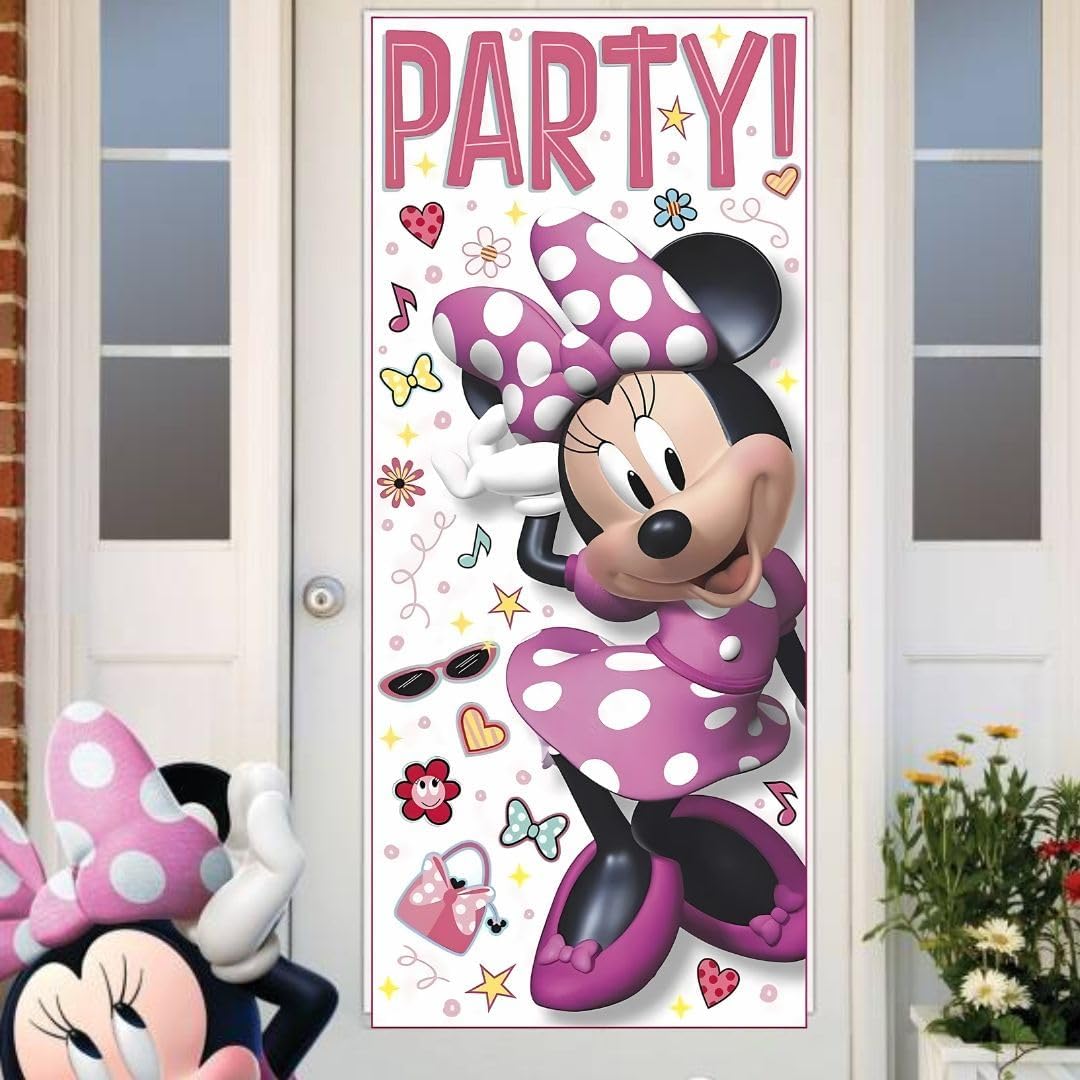 AMSCAN Disney Minnie Mouse Door Party Poster 27x60 Inches