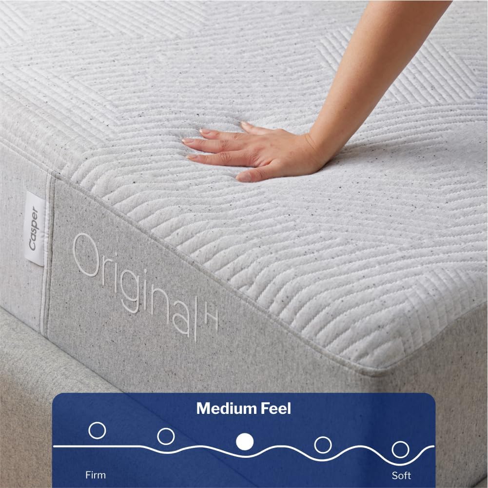 Casper Sleep Original Foam Hybrid Twin XL Mattress Medium Firm