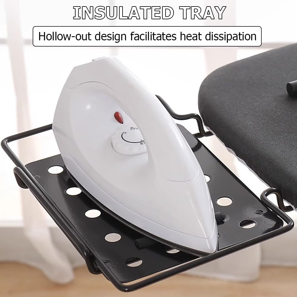 Adjustable Height Ironing Board with Heat Resistant Cover