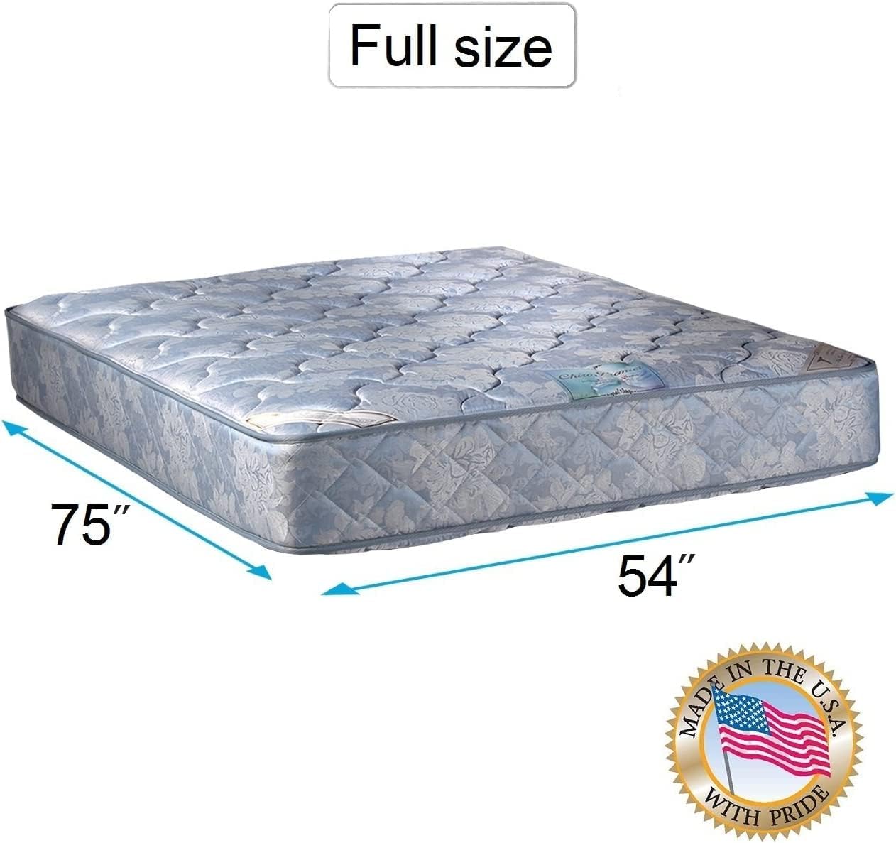 DS Solutions USA Chiro Premier Full Mattress with Cover Protector