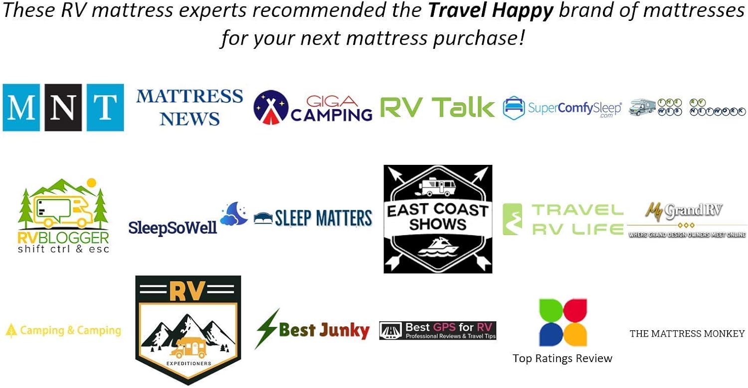 Travel Happy 10 Inch Graphite Gel Memory Foam Mattress Twin XL