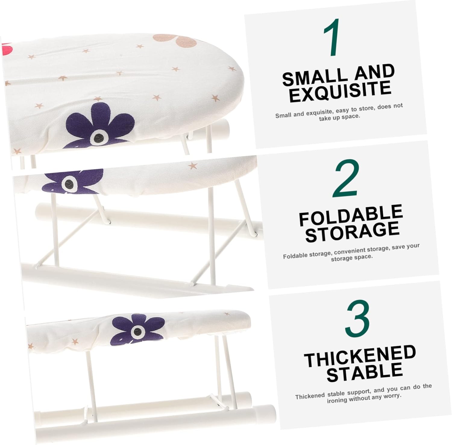 STOBAZA Foldable Ironing Board with Accessories