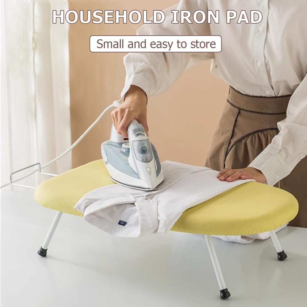 PA-DABAOO Tabletop Ironing Board with Folding Legs