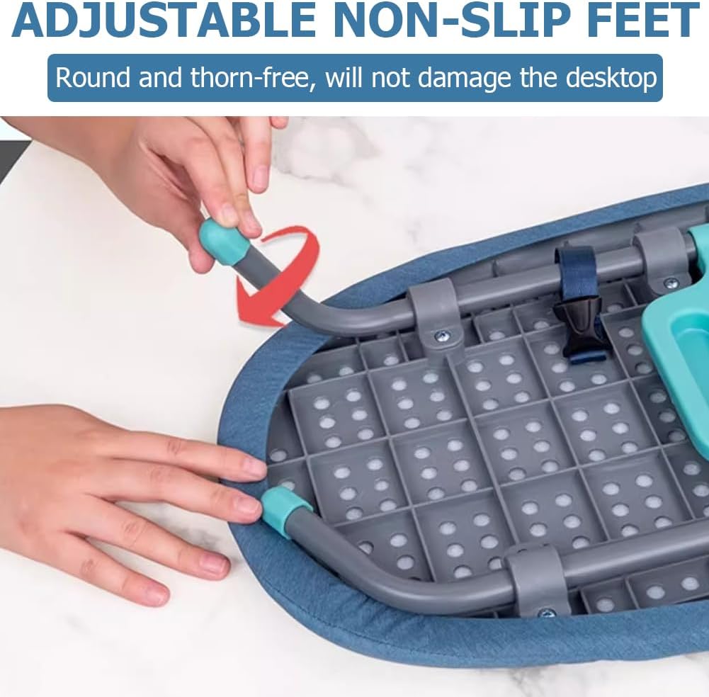 Foldable Ironing Board Set with Heat Resistant Cover and Iron Holder