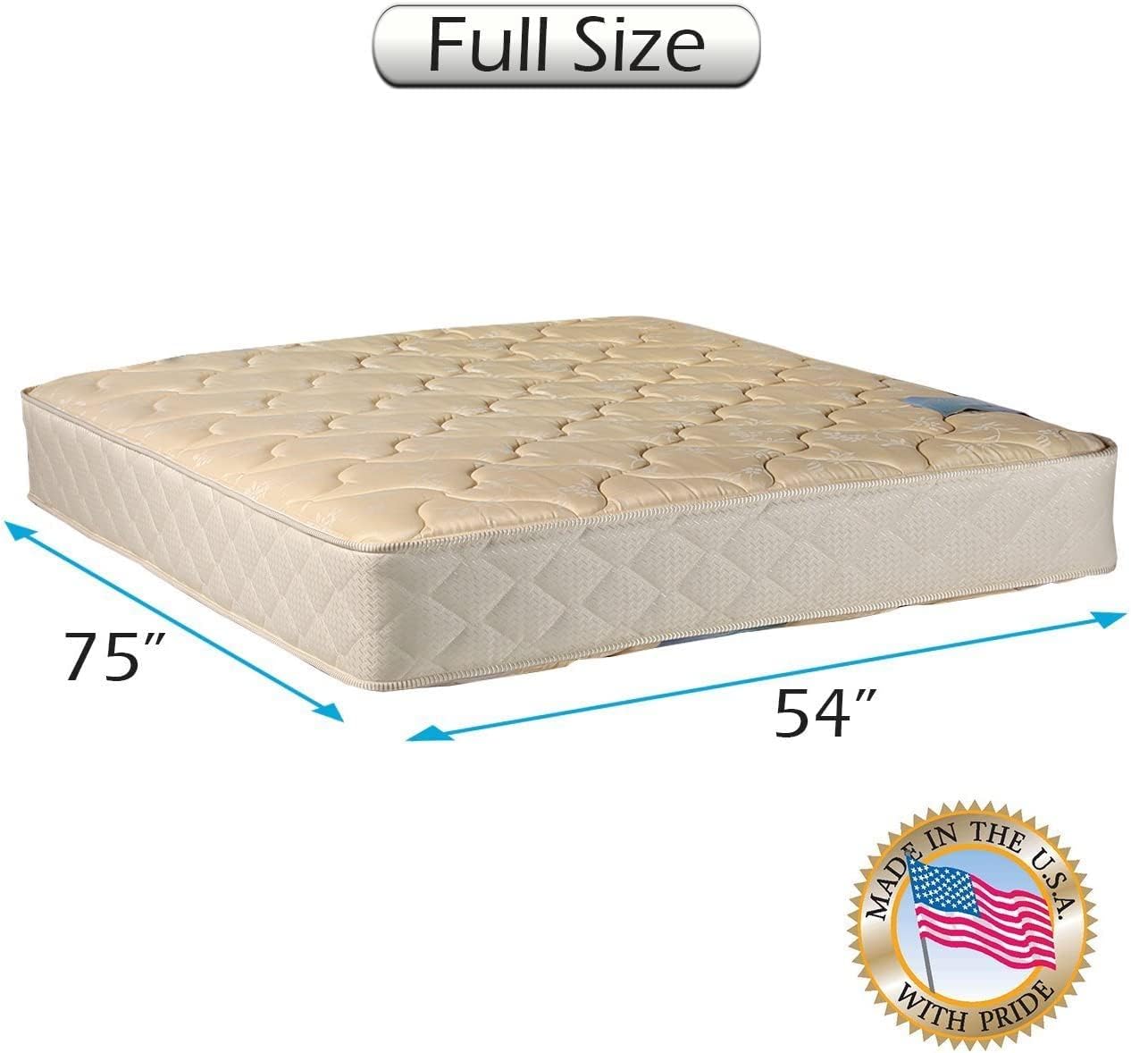 DS Solutions USA Chiro Premier Full Mattress with Protector