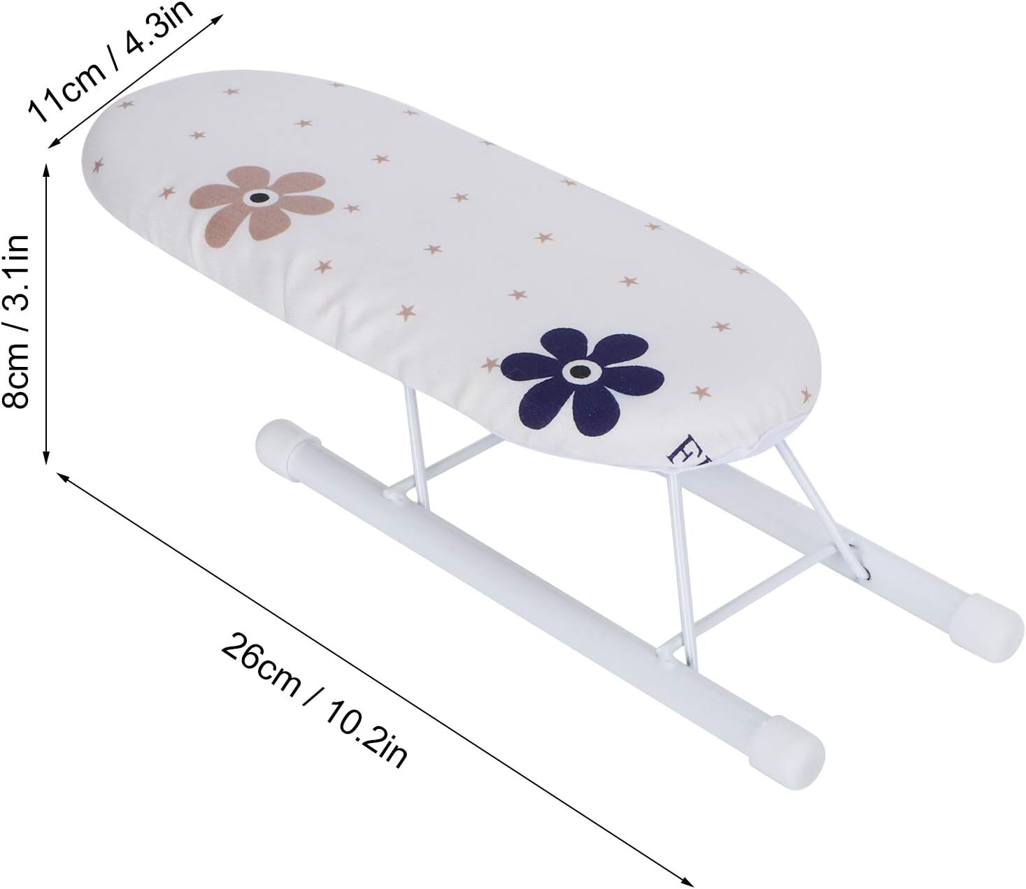 Folding Ironing Board with Washable Cloth Cover