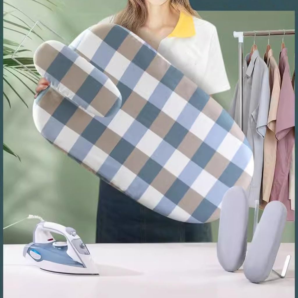 Folding Countertop Ironing Board with Removable Sleeve