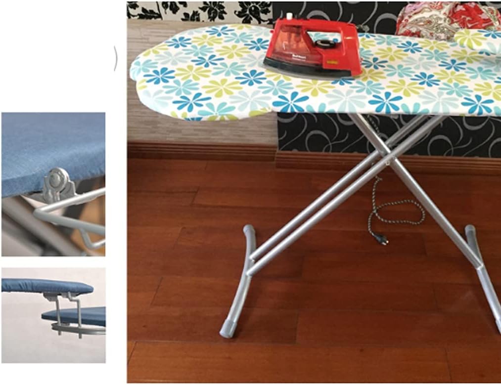 Folding Ironing Board with 9 Height Options and Ironing Sleeves