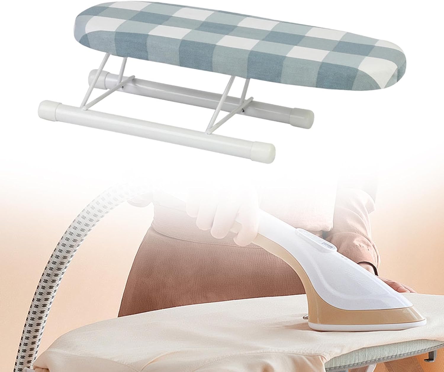 Portable Small Ironing Board with Foldable Legs