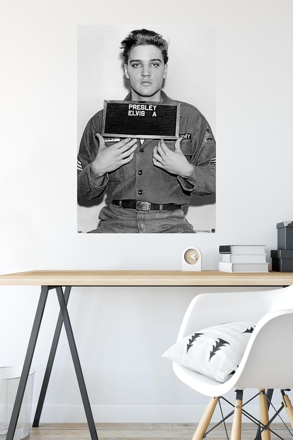 Trends International Elvis Presley Army Enlisting Wall Poster 34x224