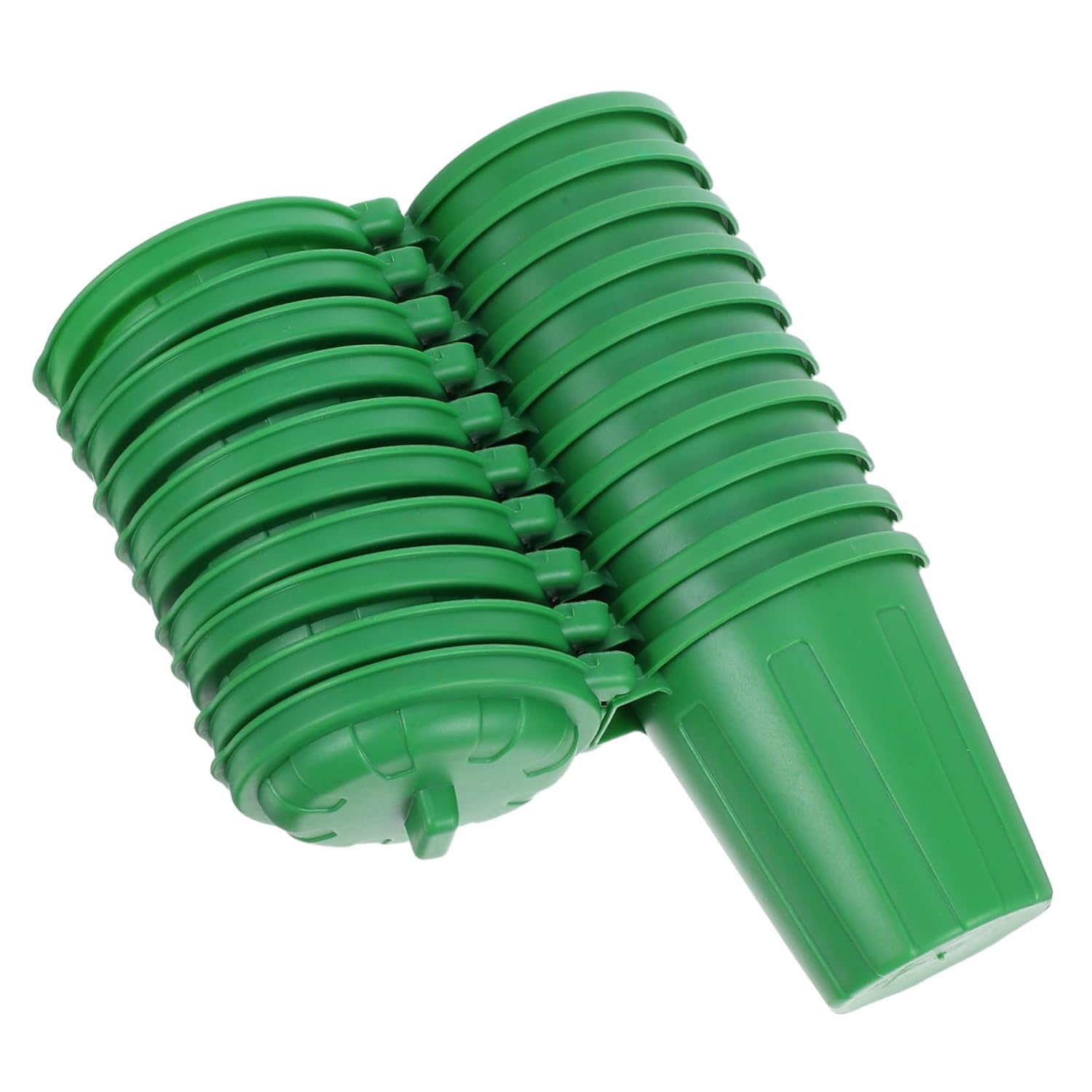 Sosoport 10Pcs Green Mini Trash Can for Desk Organization