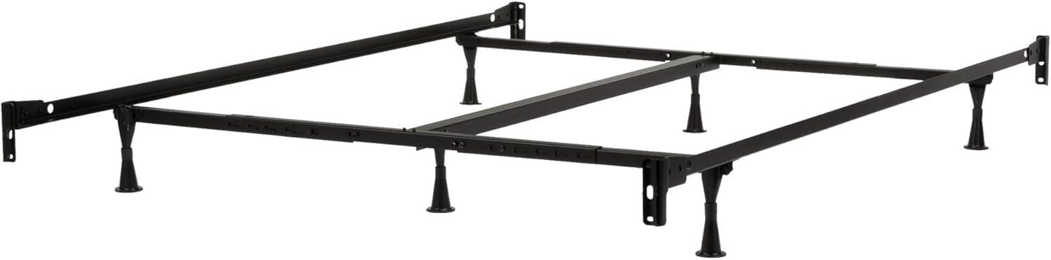Dream Solutions USA Spinal Plush Queen Mattress Set with Metal Frame