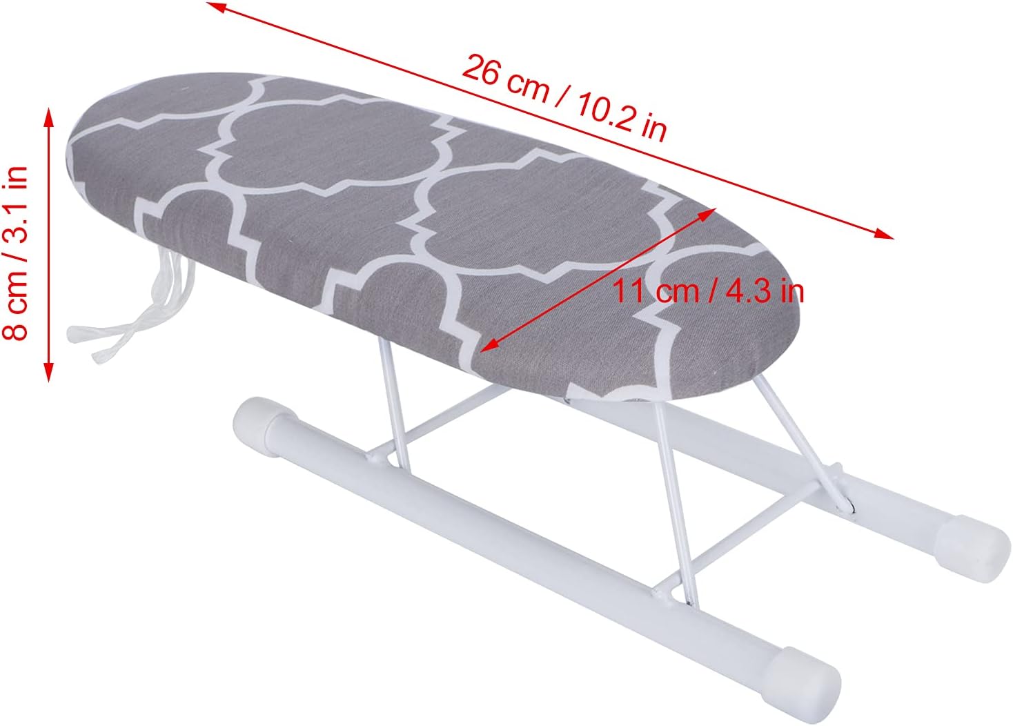 Fdit Mini Ironing Board Foldable for Cuffs and Collars