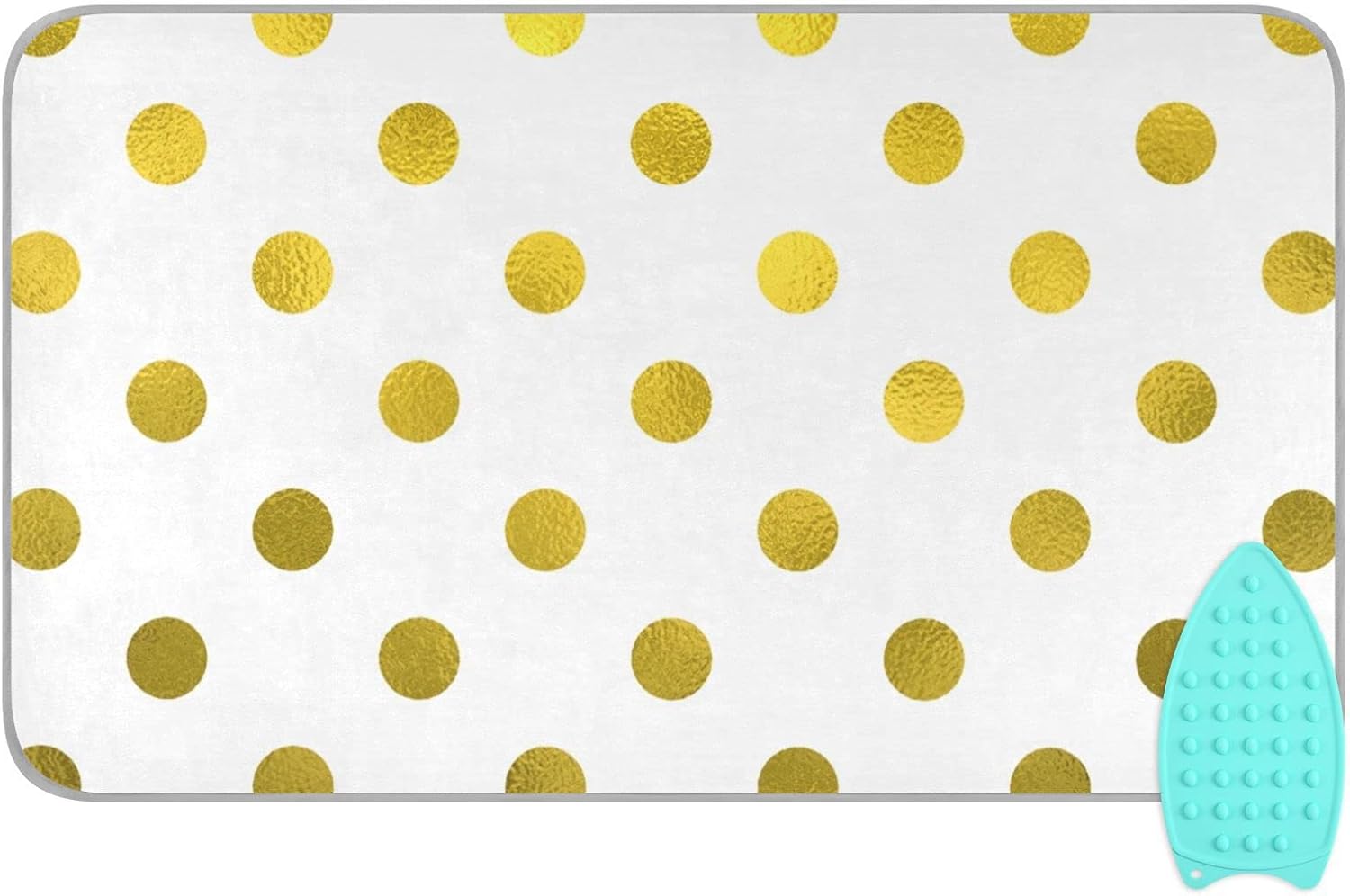 Susiyo Ironing Mat with Gold Polka Dots