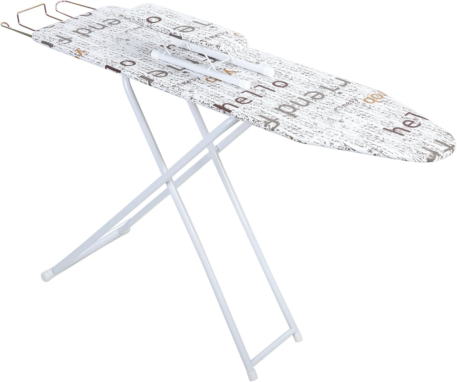 Foldable Ironing Board with Height Adjustment and Safety Rest