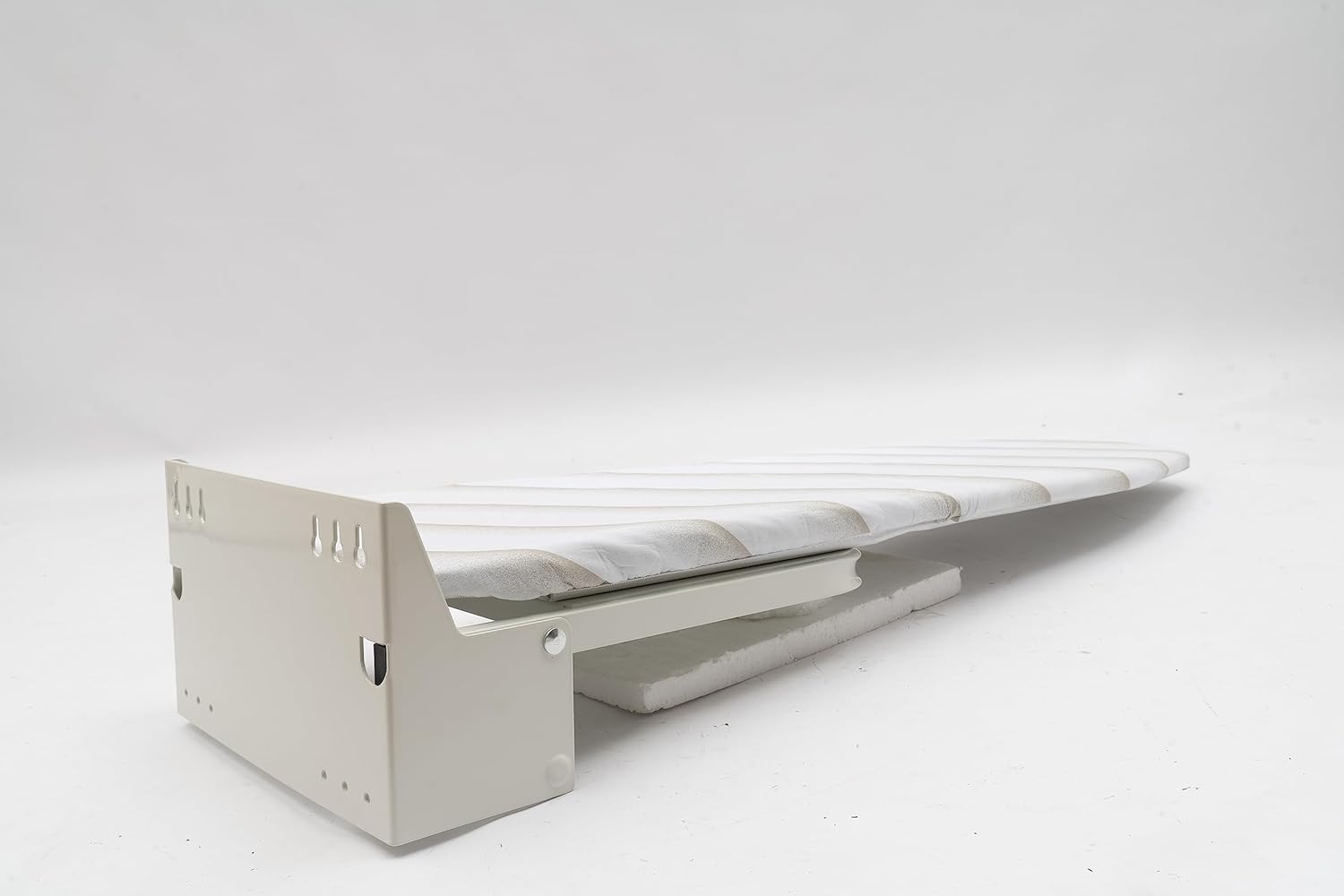 Wall-Mounted Ironing Board with Fold Lock System