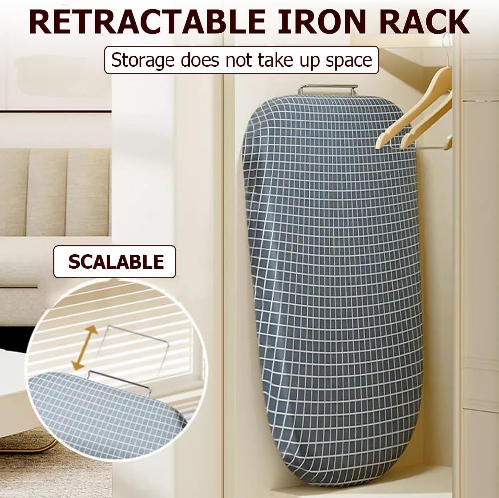Folding Portable Travel Iron Board with Cover and Rest