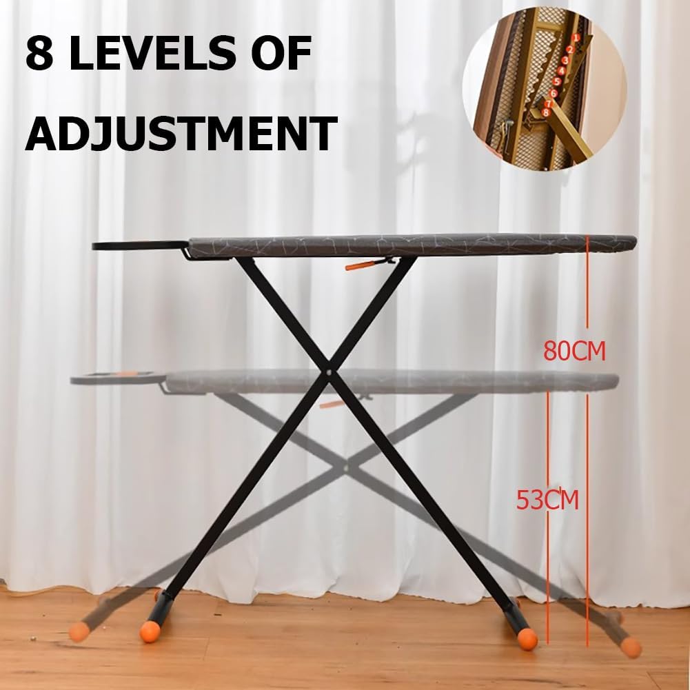 Full Size Ironing Board with 8 Adjustable Heights