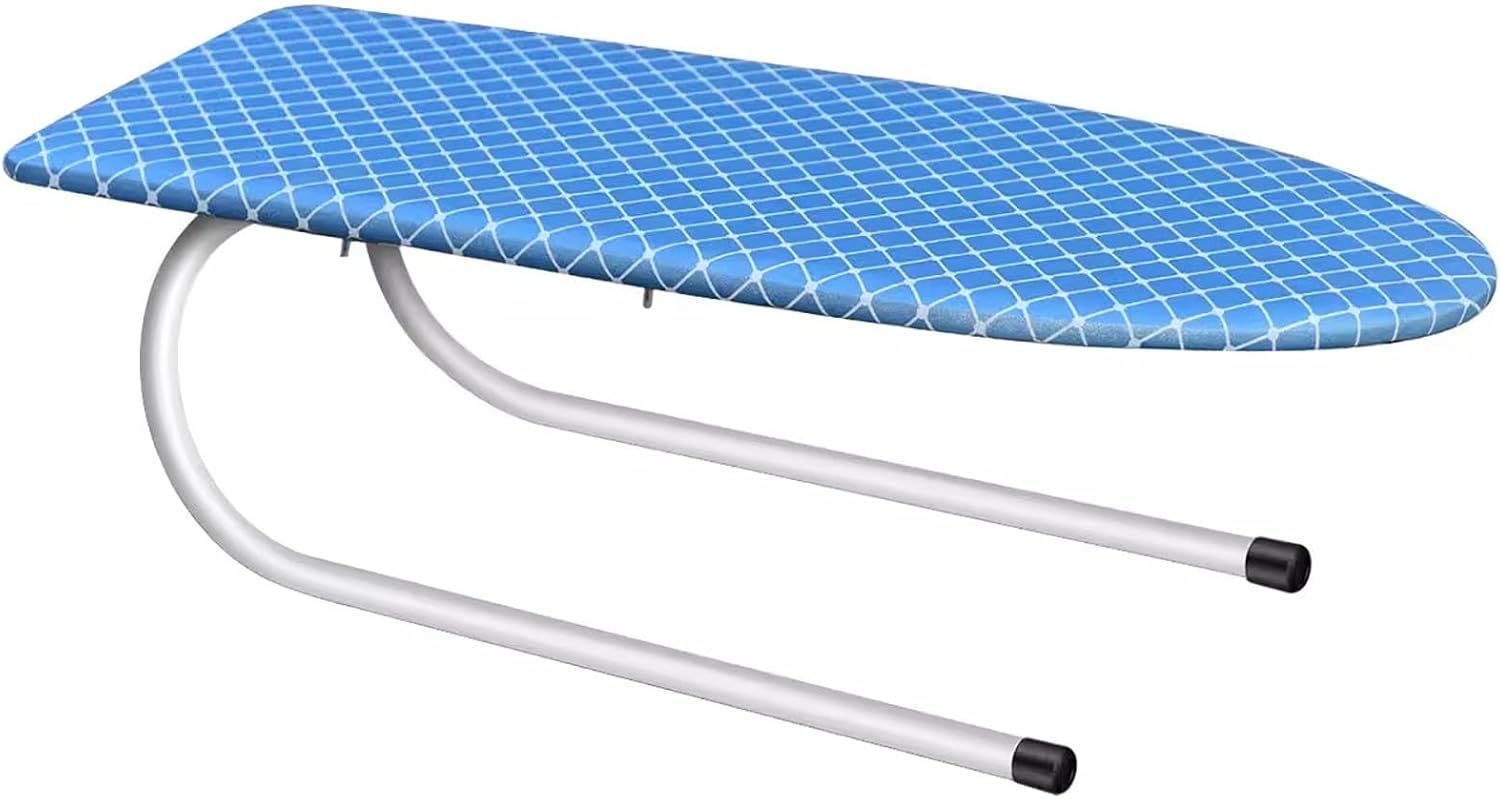 Sturdy Tabletop Ironing Board with Foldable Steel Legs