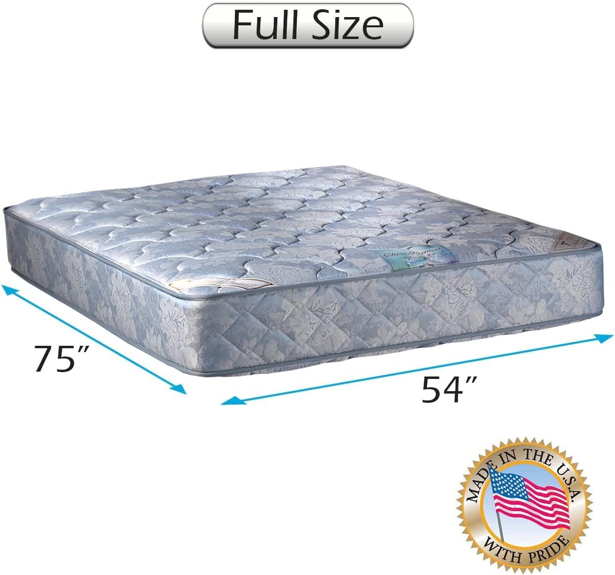 DS Solutions USA Chiro Premier Full Mattress with Cover Protector 1