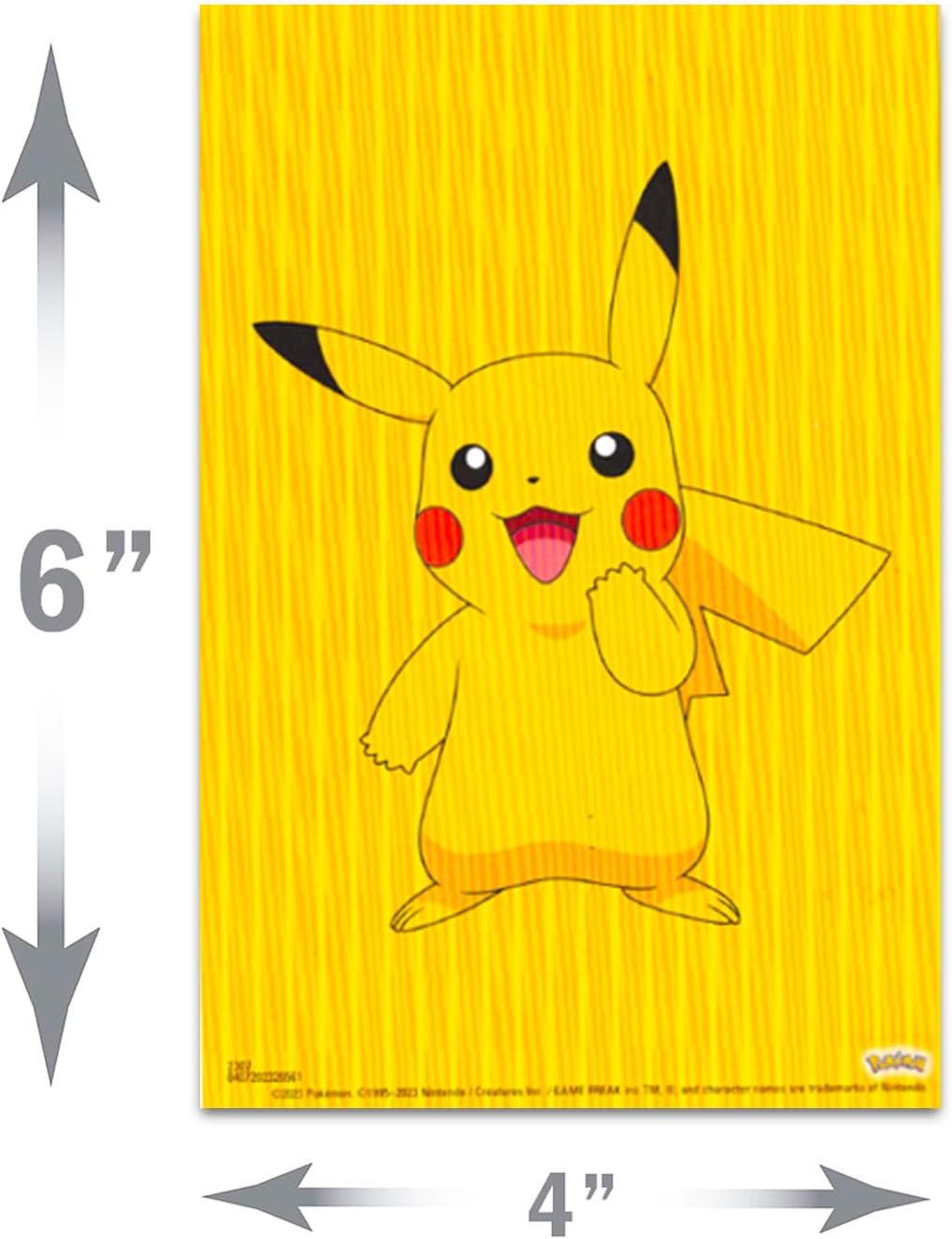 Mini Pokemon Poster Set with 12 Posters and Stickers