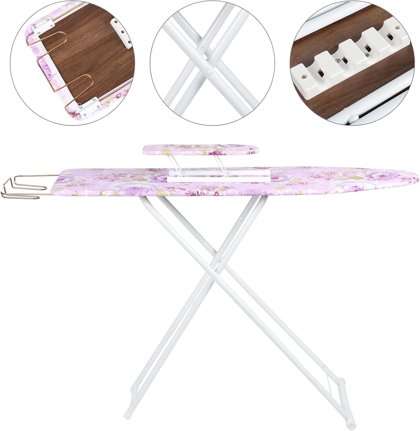 Sturdy Foldable Ironing Board with Non-slip Feet