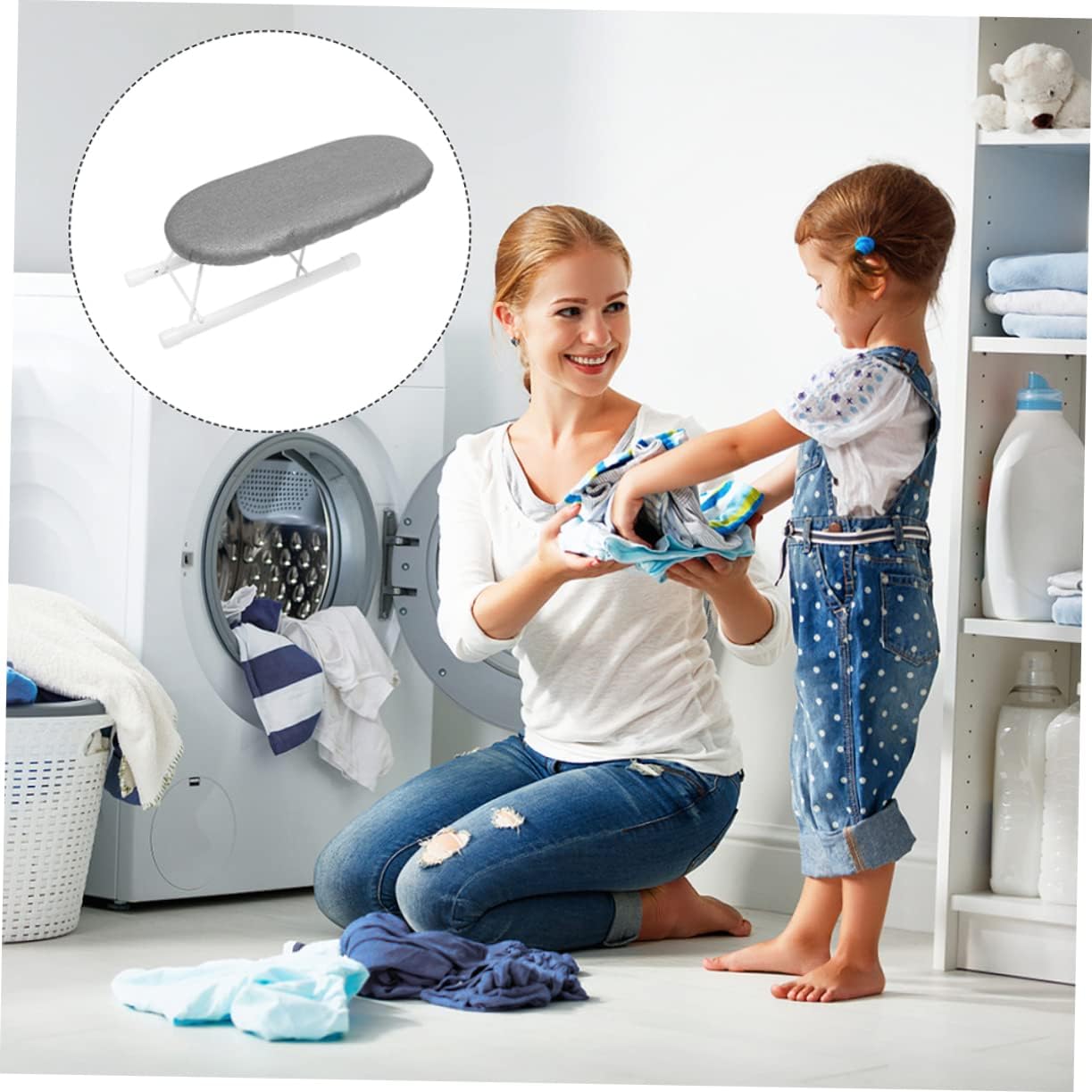 Convenient Mini Ironing Board with Foldable Design for Home and Travel