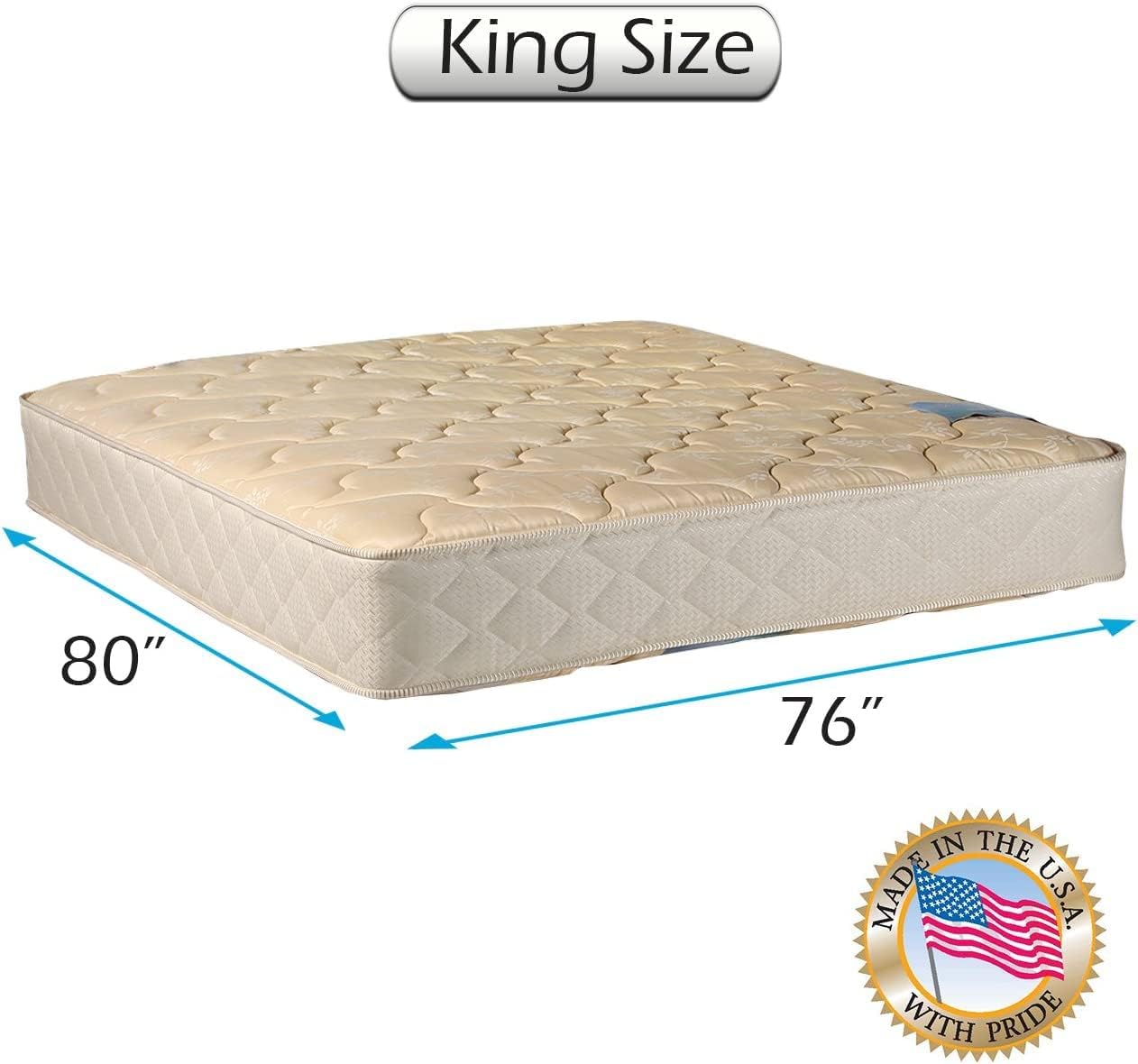 DS Solutions USA Chiro Premier King Mattress with Protector