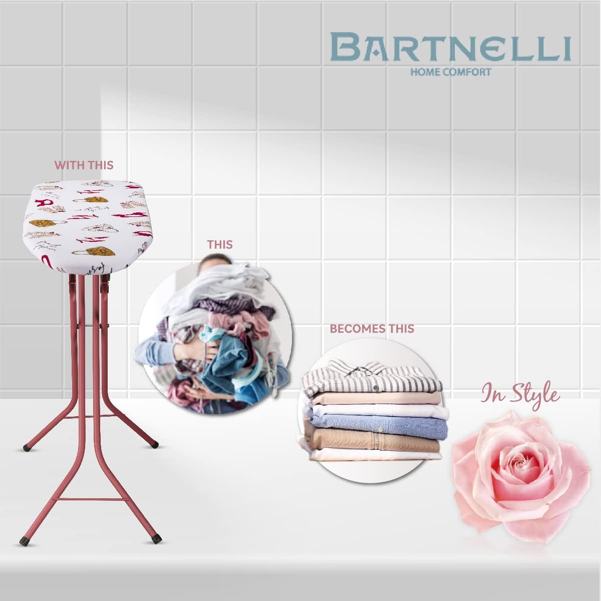 Bartnelli PULSE Ironing Board with Smart Hanger