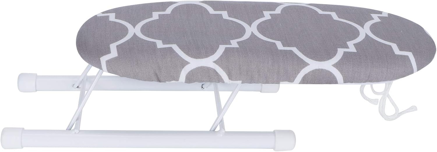 Folding Ironing Board with Removable Cover for Home and Travel
