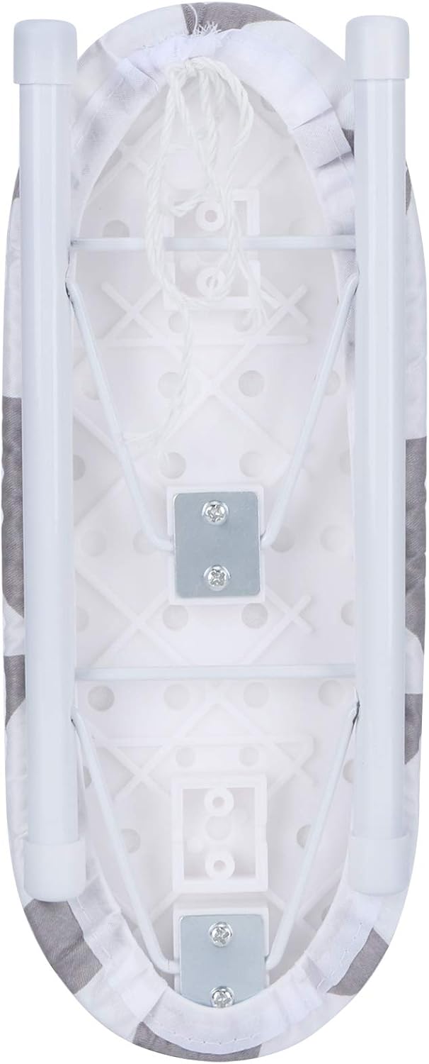 Small Ironing Board with Foldable Design and Checkered Cover