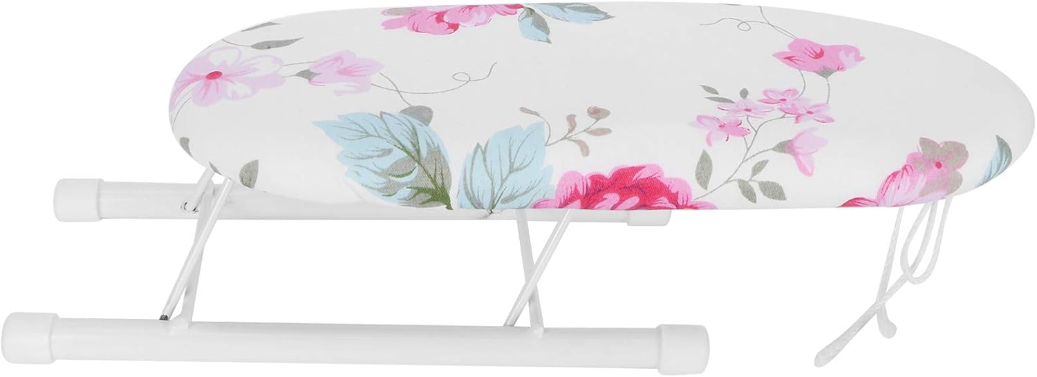 Portable Mini Ironing Board with Flower Pattern