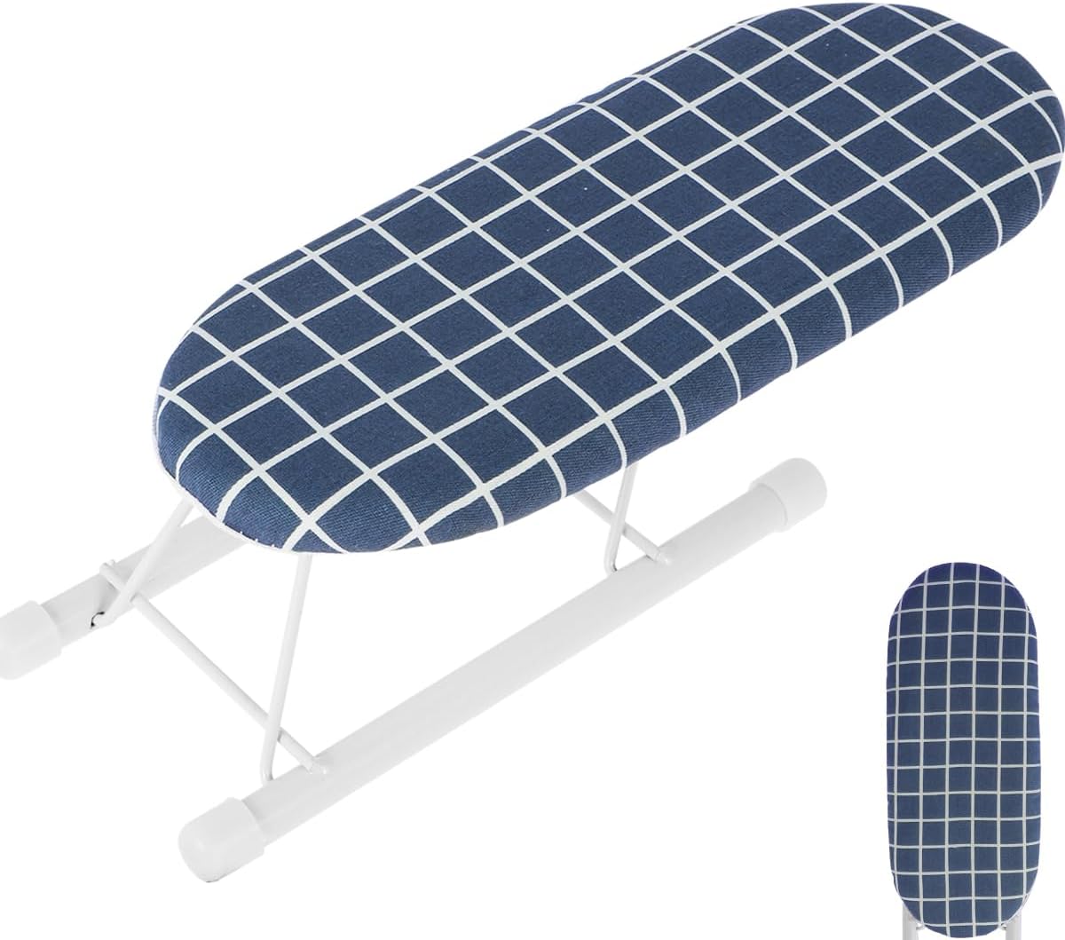 Kandishiex Small Portable Ironing Board with Non-Slip Feet