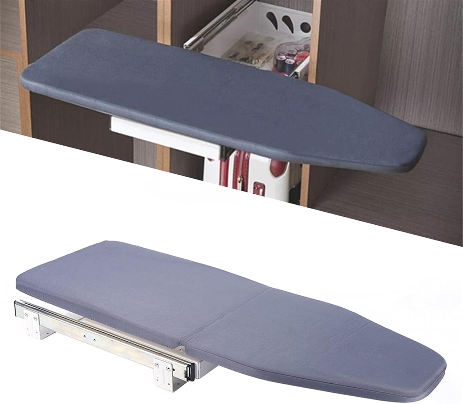 319 x 122 Retractable Closet Ironing Board with Cover