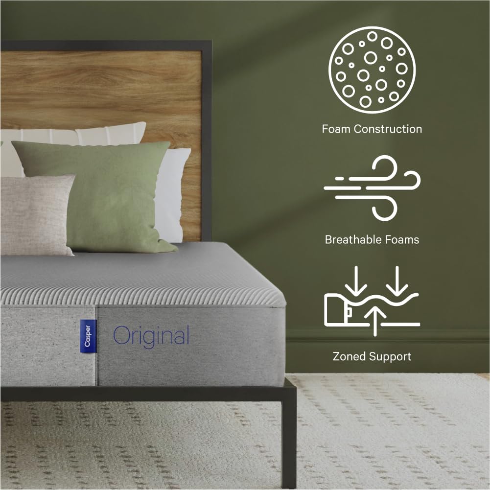 Casper Sleep Original Foam Queen Medium Firm Mattress