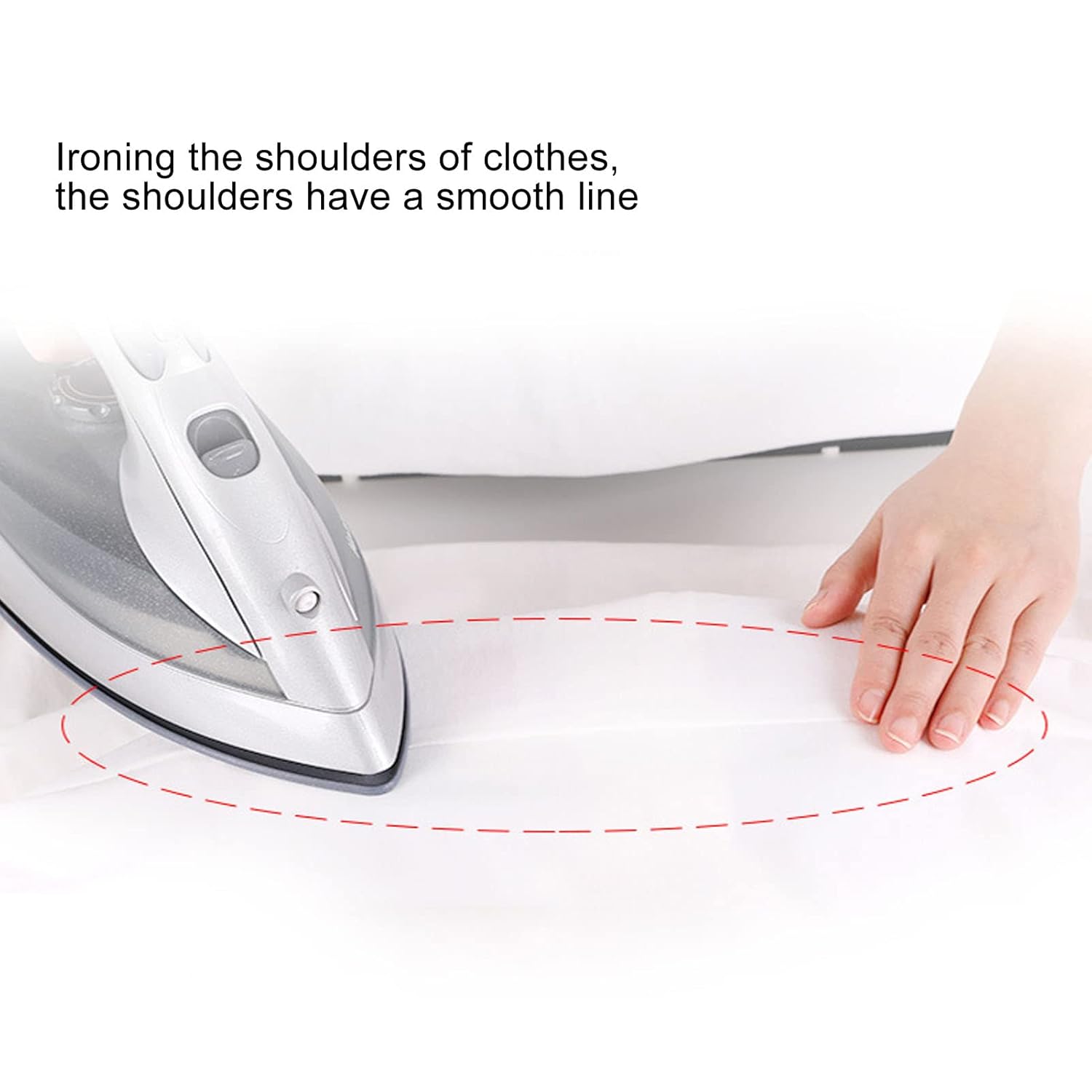 Foldable Ironing Board with Cushioned Legs and Compact Design