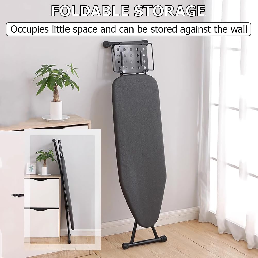 Adjustable Height Ironing Board with Heat Resistant Cover